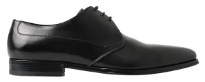 Dolce & Gabbana Black Derby Formal Dress Shoes
