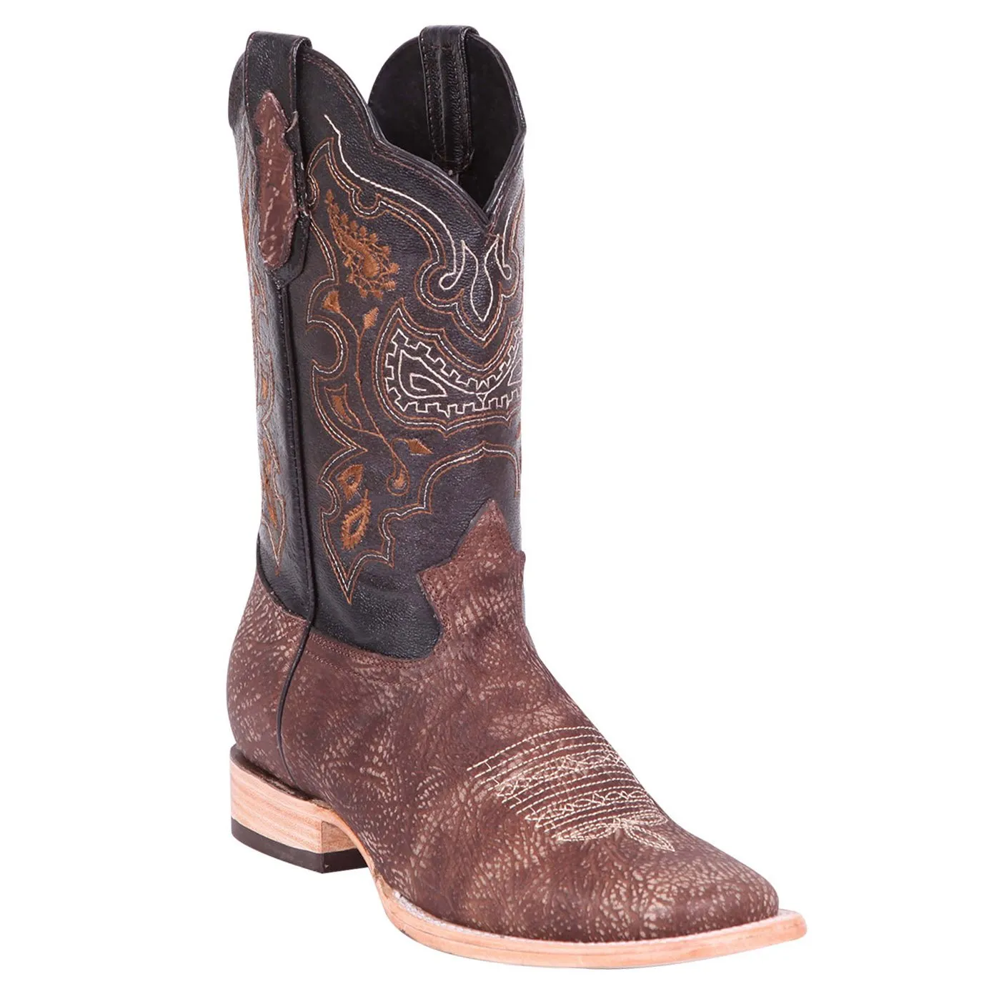 El General Bull Shoulder Square Toe Boots