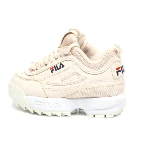 Fila Disruptor Ii Sport Shoes Leather Pink Colour For Kids