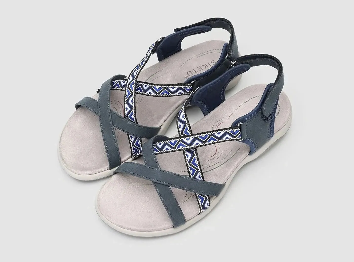 FitVille Women's Flat Sports Sandals