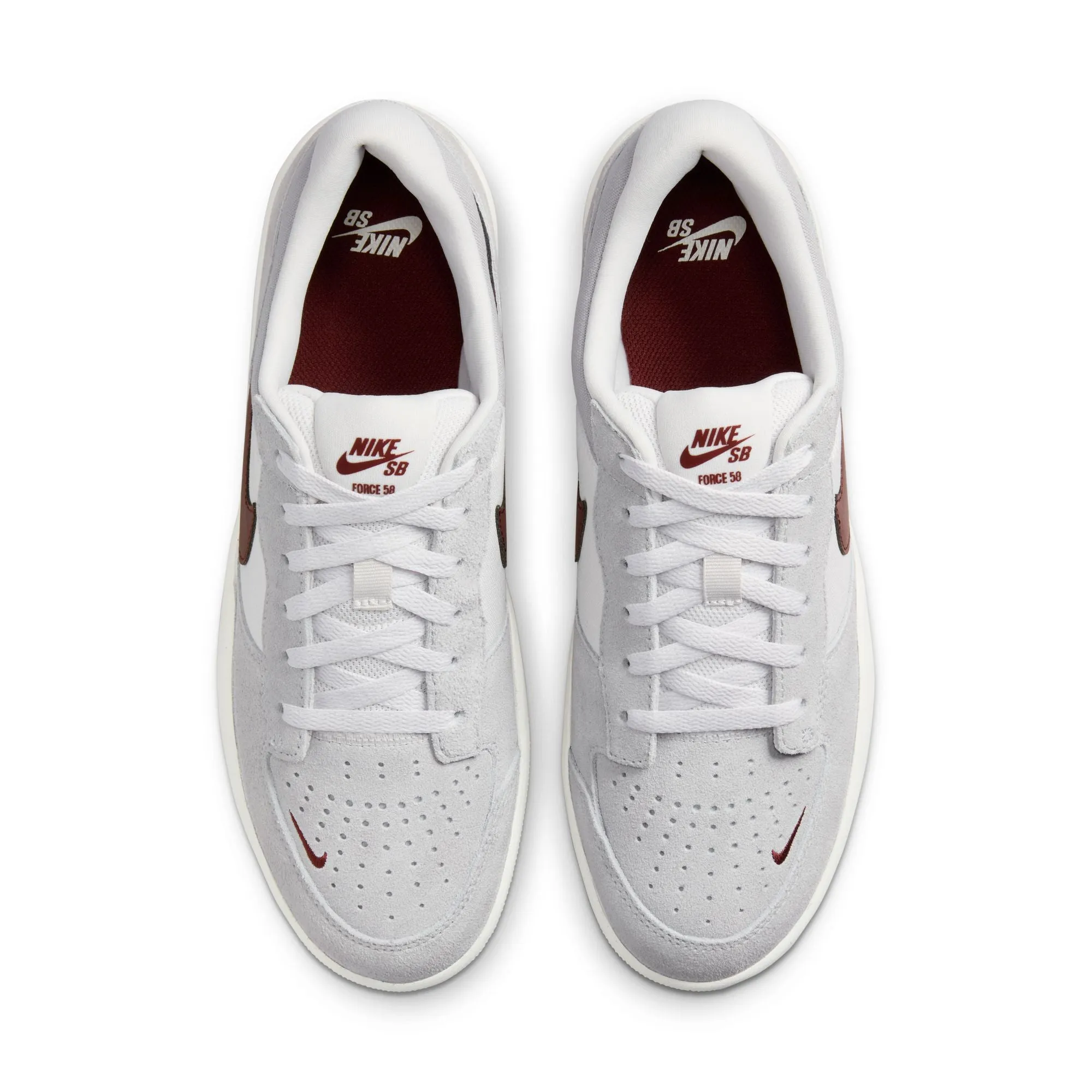 FORCE 58 PLATINUM TINT / DARK TEAM RED