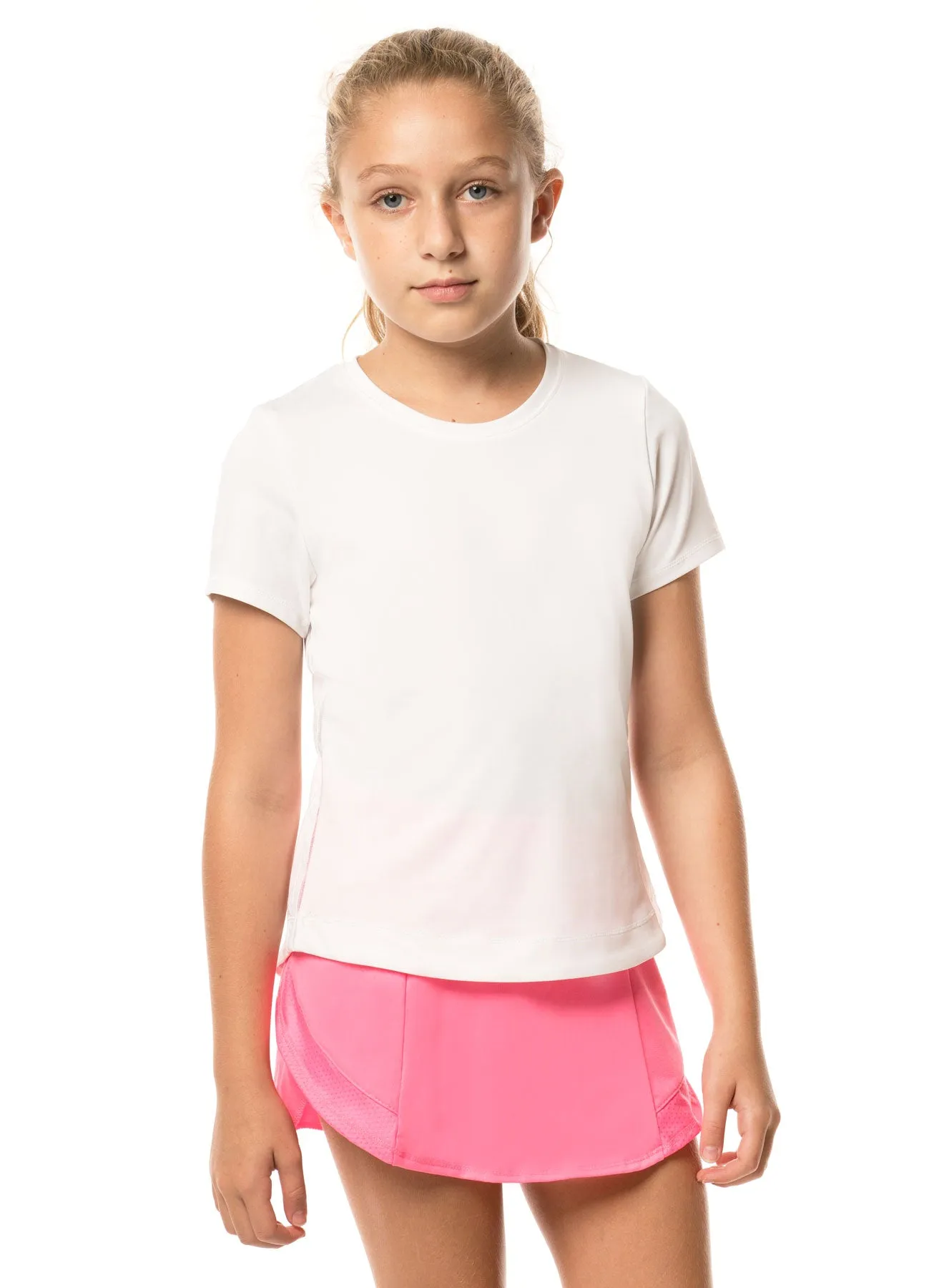 Girls Lucky In Love Core Dynamic Cap Sleeve