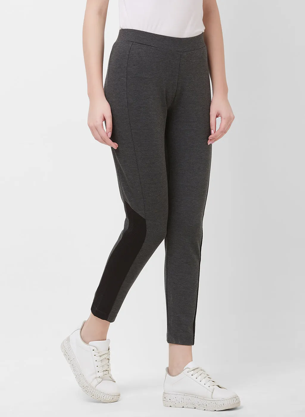 Grey Patch Jegging