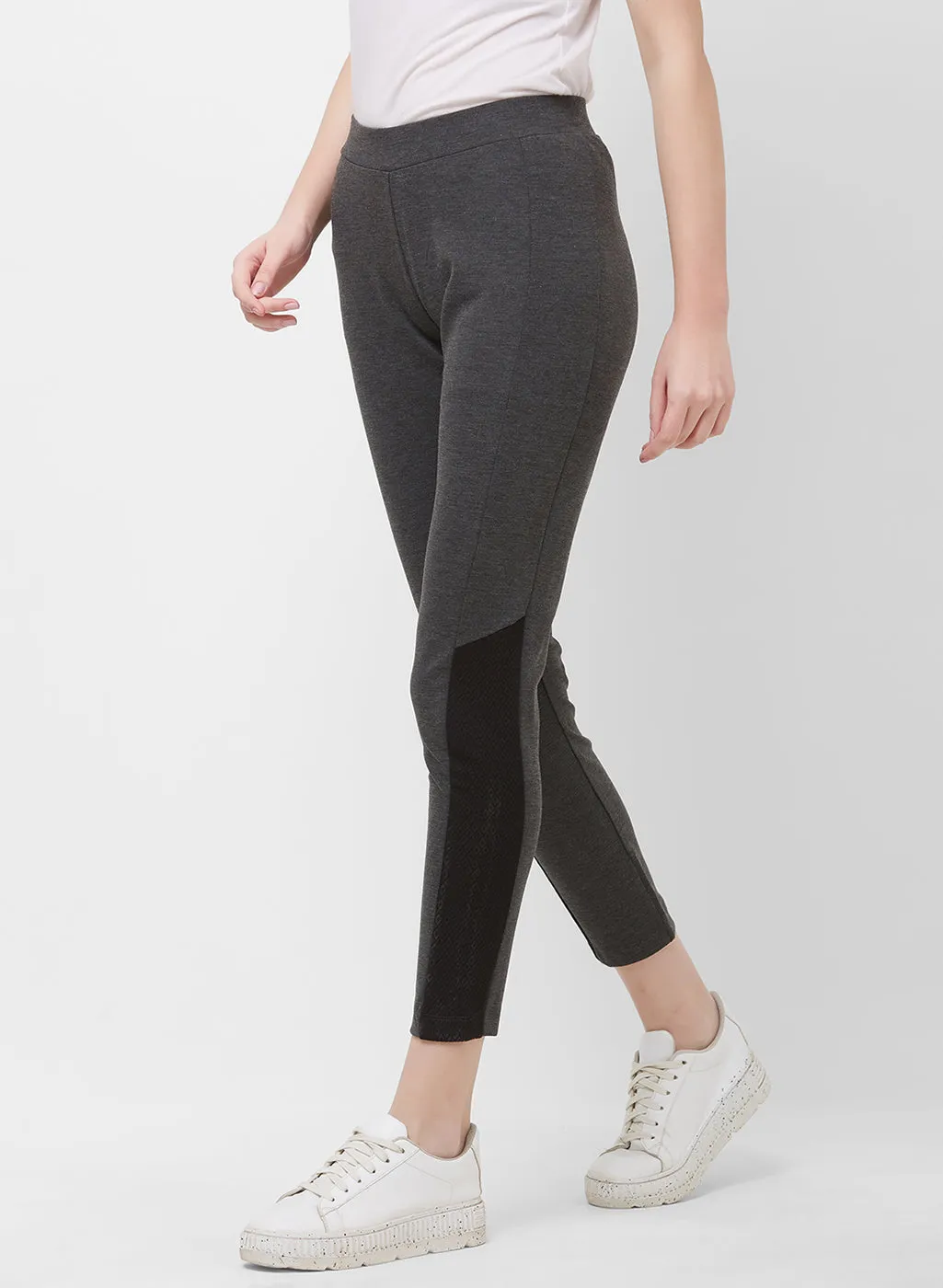 Grey Patch Jegging