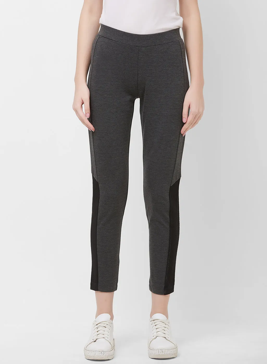 Grey Patch Jegging