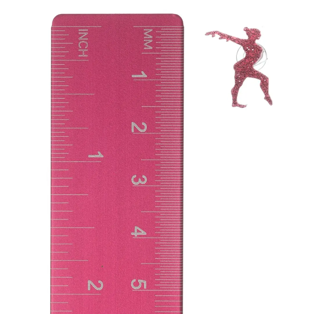 Gymnast Studs Hypoallergenic Earrings for Sensitive Ears Made with Plastic Posts