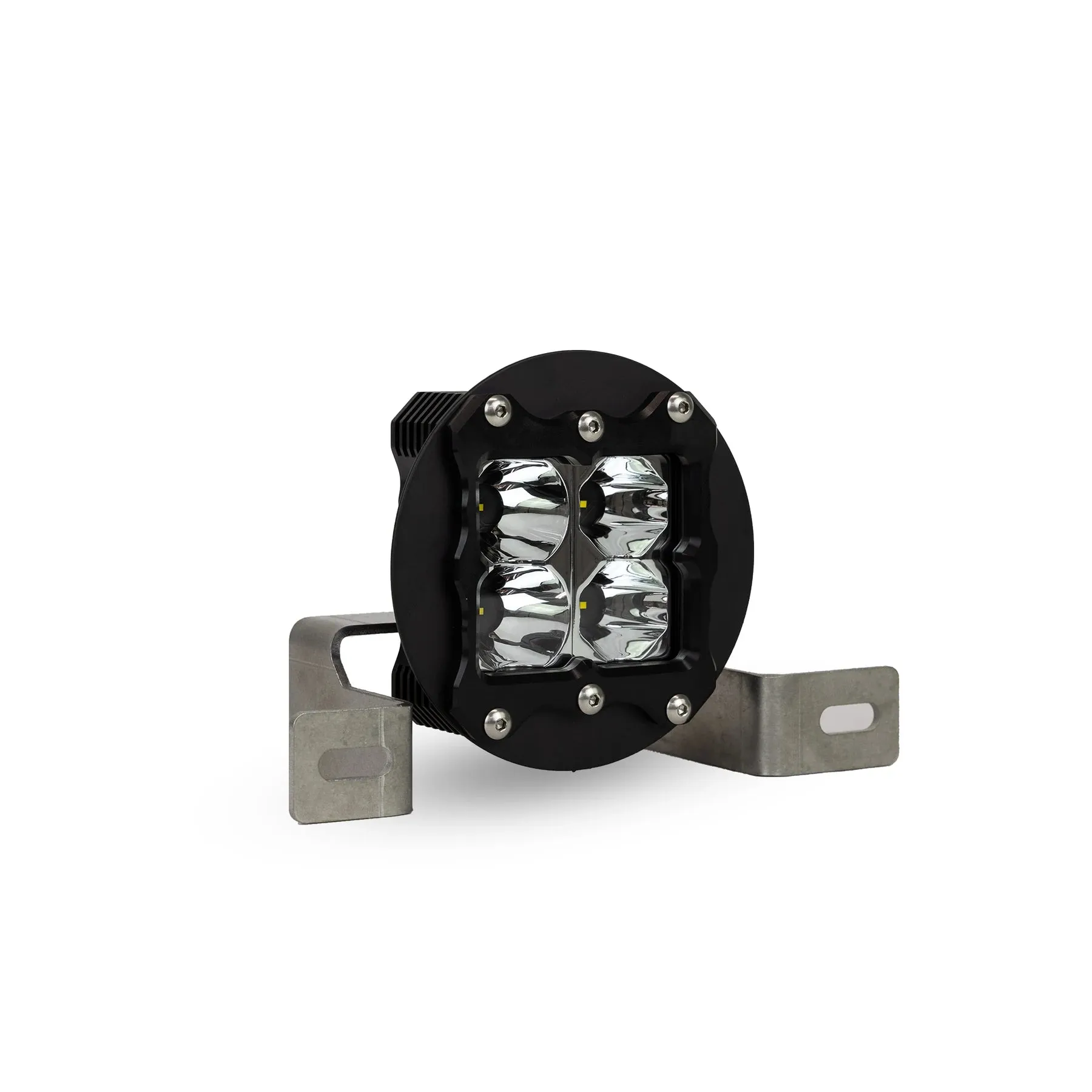 Heretic Non Sport Plastic Bumper Fog Light Kit Clear Lens For Jeep JK Rubicon JL/JT