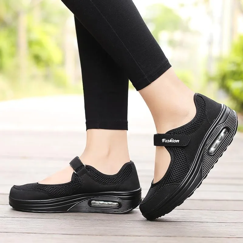 Hollow Air Cushion Rocking Shoes