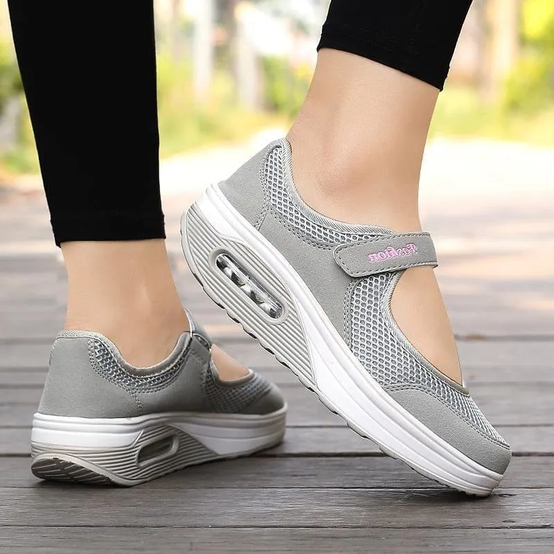 Hollow Air Cushion Rocking Shoes