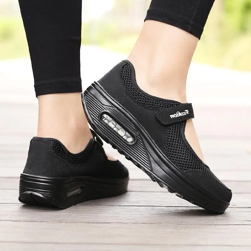 Hollow Air Cushion Rocking Shoes