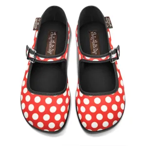 Hot Chocolate Design Red Polka