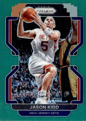 Jason Kidd, Green Prizm, 2021-22 Panini Prizm Basketball NBA