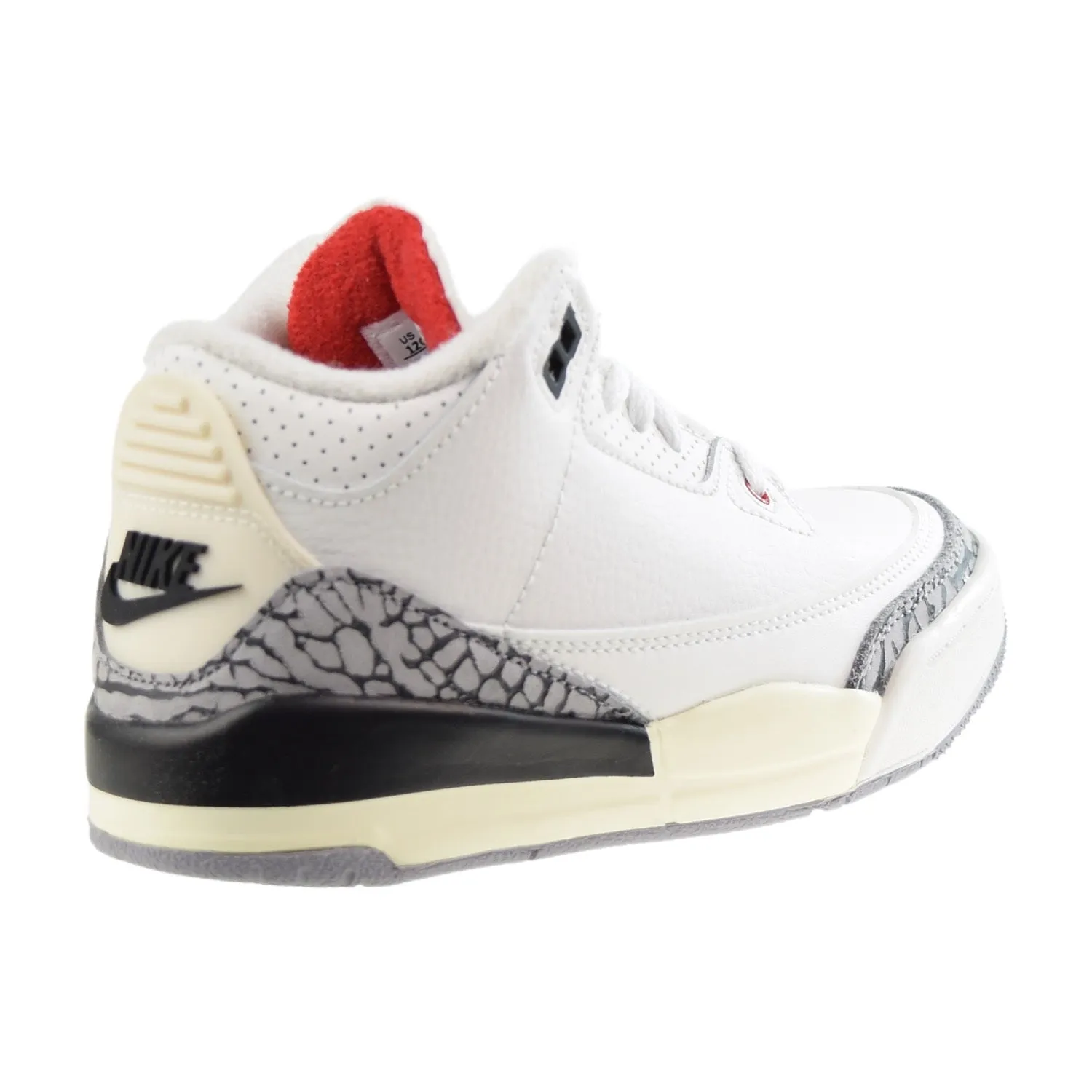 Jordan Retro 3 (PS) "Reimagined" Little Kids' Shoes White-Cement