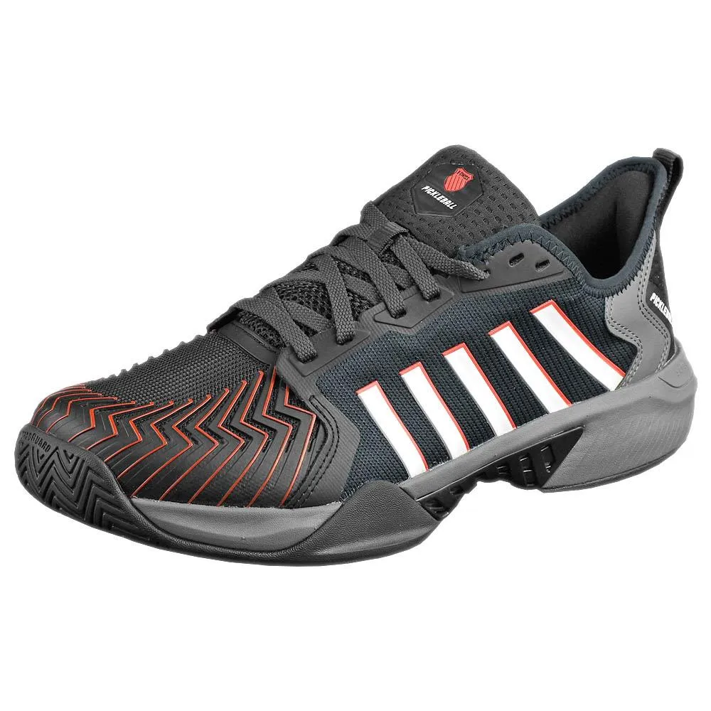 K-Swiss Men's Pickleball Supreme - Pickleball - Jet Black/Steel Grey