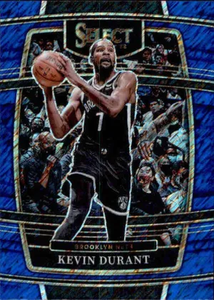 Kevin Durant, Concourse Shimmer Prizm, 2021-22 Panini Select Basketball NBA