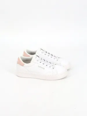 Kids Girl's Brand Logo Printed Shoes,White