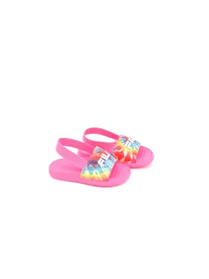 Kids Girl's Printed Slippers,Pink