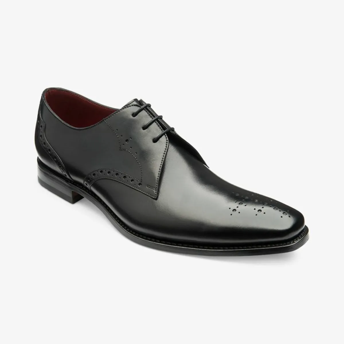 Loake - Hannibal Derby Shoes in Black