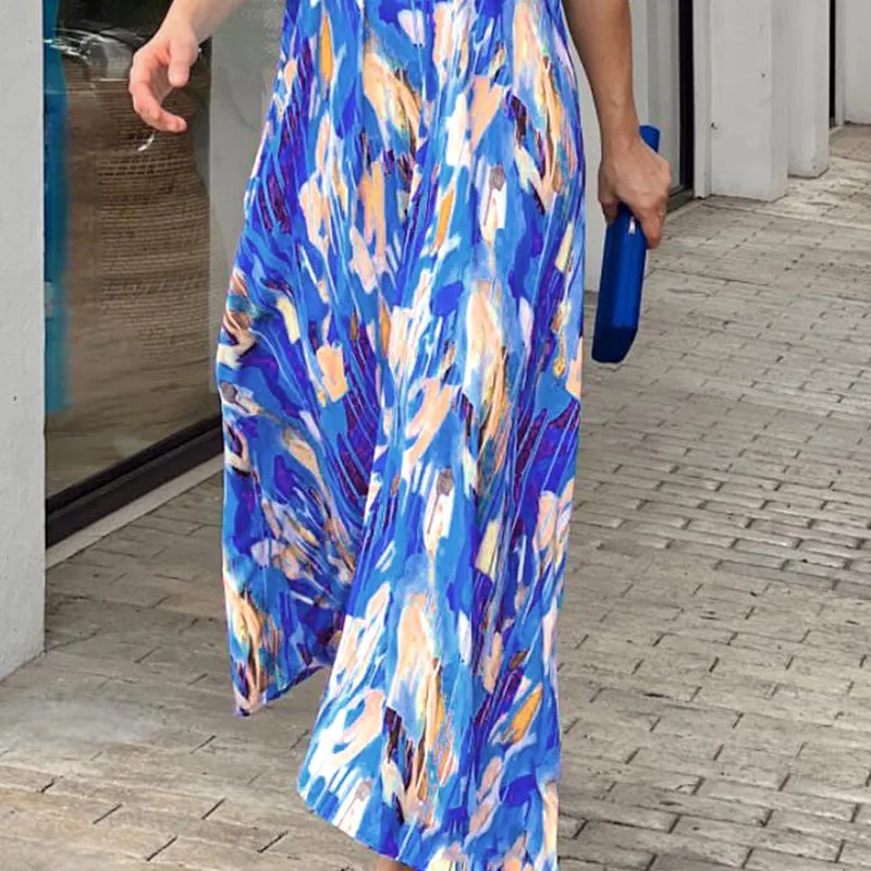 Lola Printed Long Loose Dress