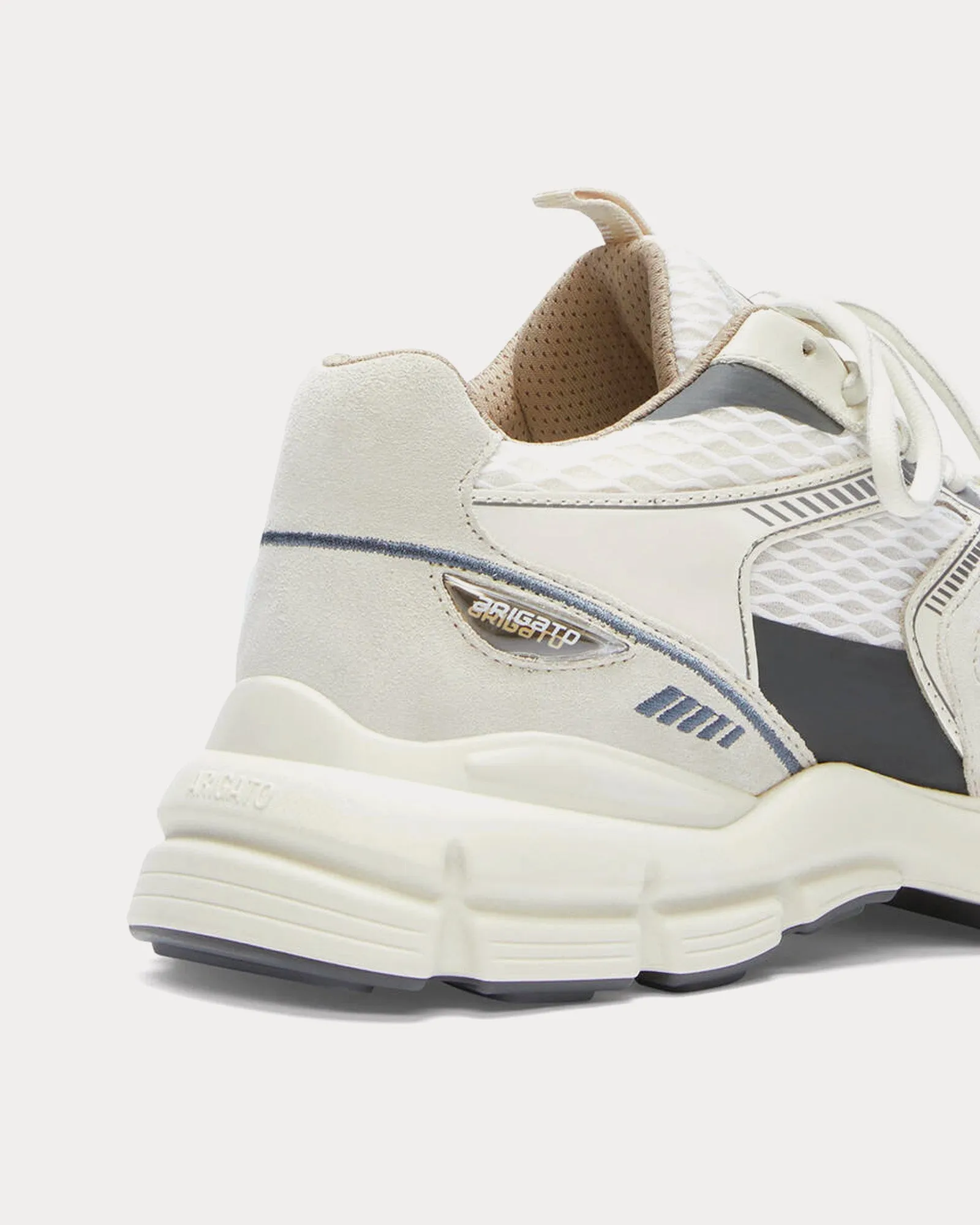 Marathon Runner Beige / Dark Grey Low Top Sneakers