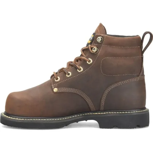 Matterhorn  Men's D30 6" Steel Toe WP Metguard Work Boot -Brown- MT2520