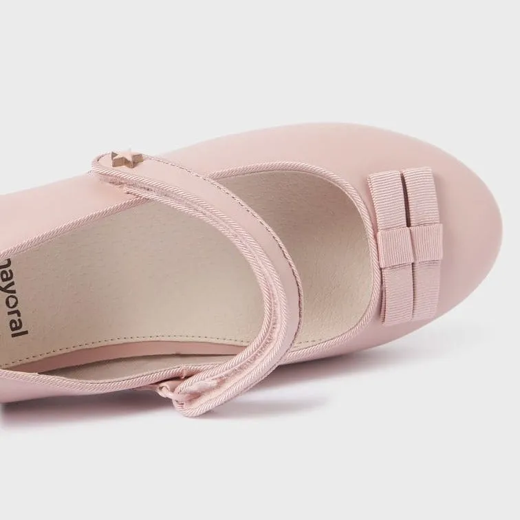 Mayoral Ballet Flats with double bow - Rosa/Pink