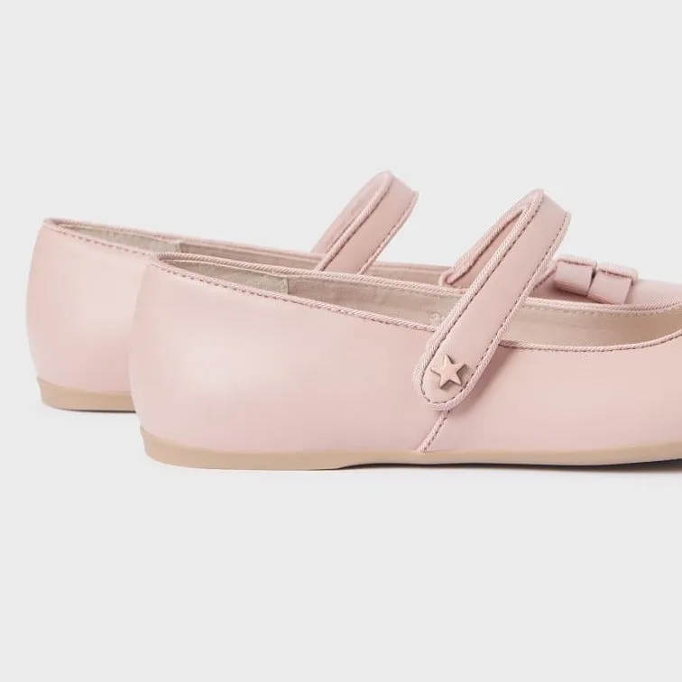 Mayoral Ballet Flats with double bow - Rosa/Pink