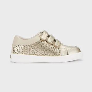 Mayoral Girl's Gold-Beige Detailed Trainers