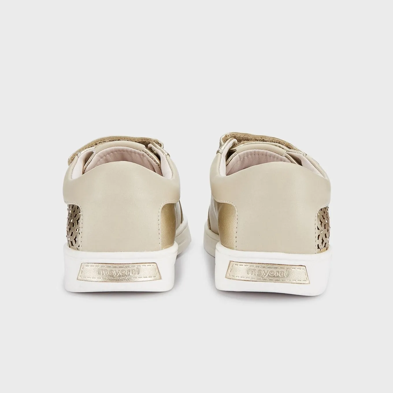 Mayoral Girl's Gold-Beige Detailed Trainers