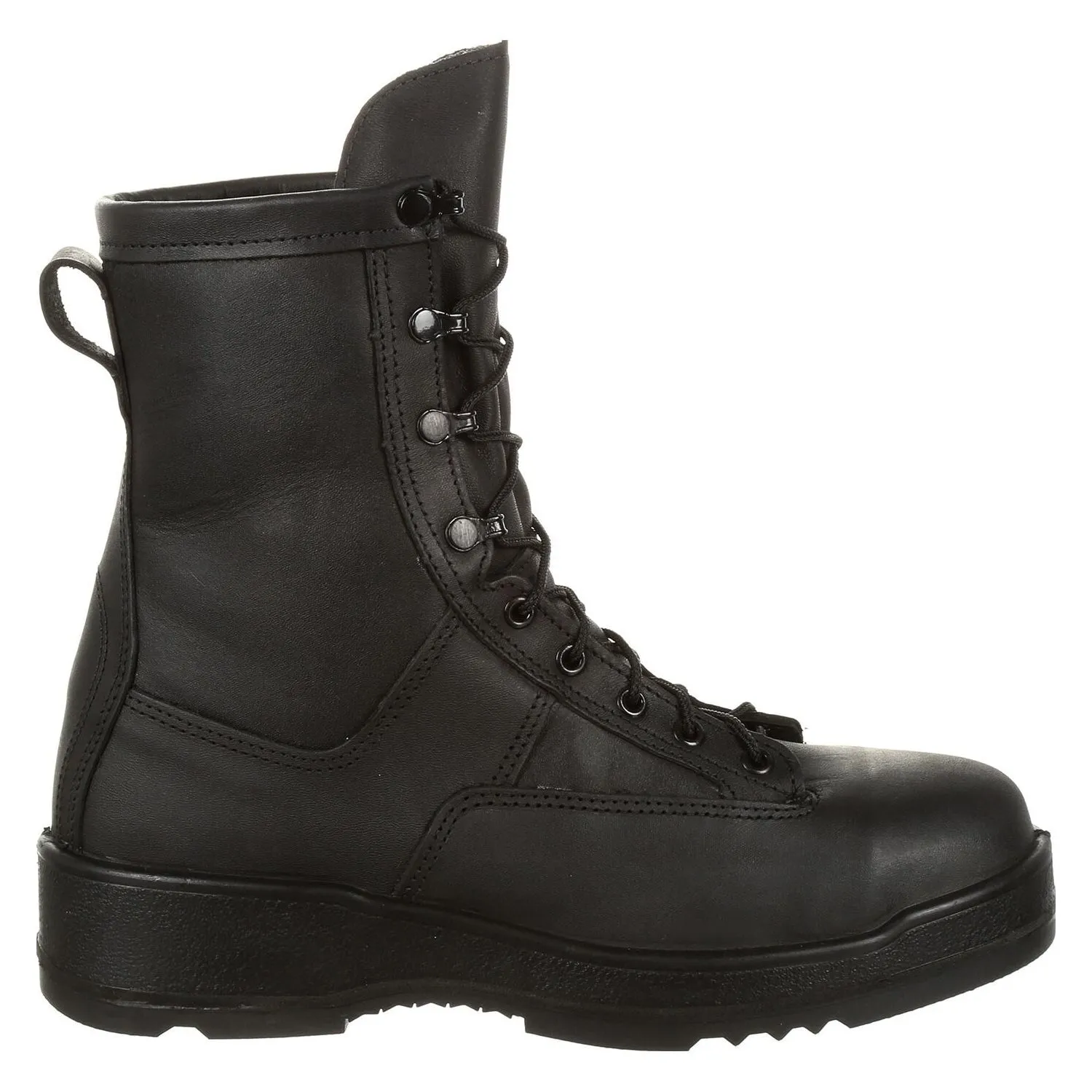 Men's Boots Black Flight Deck Steel Toe - Rocky 795B