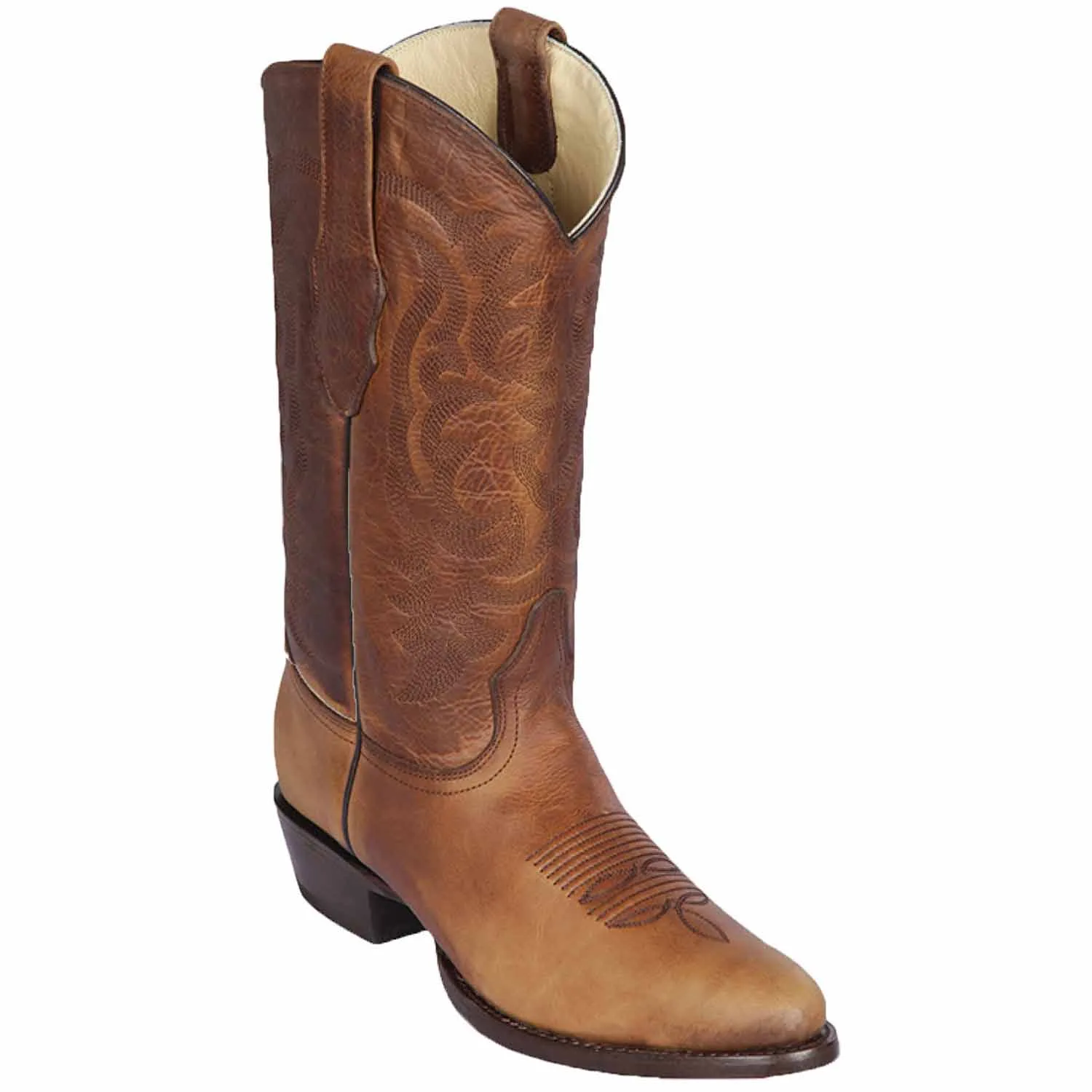 Men's Los Altos Round Toe Leather Boots 6599