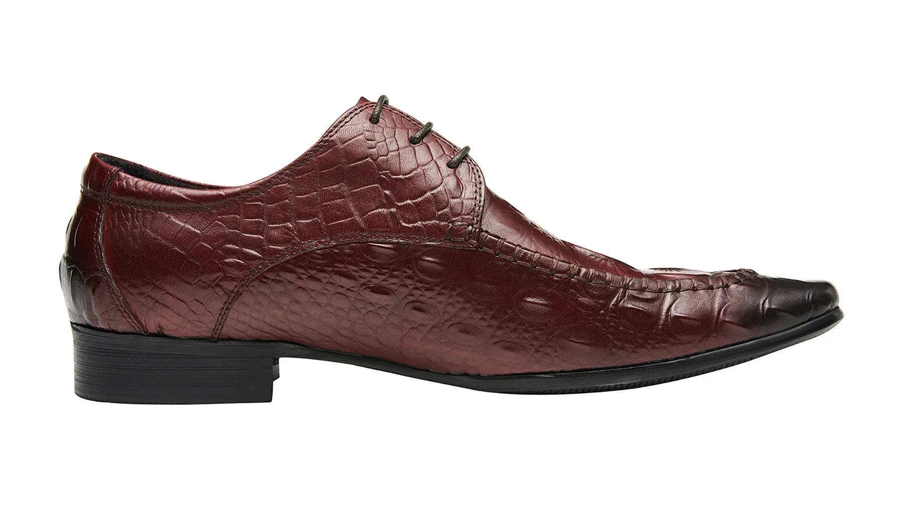 Men's Wing Tip Lace-up Leather Derby