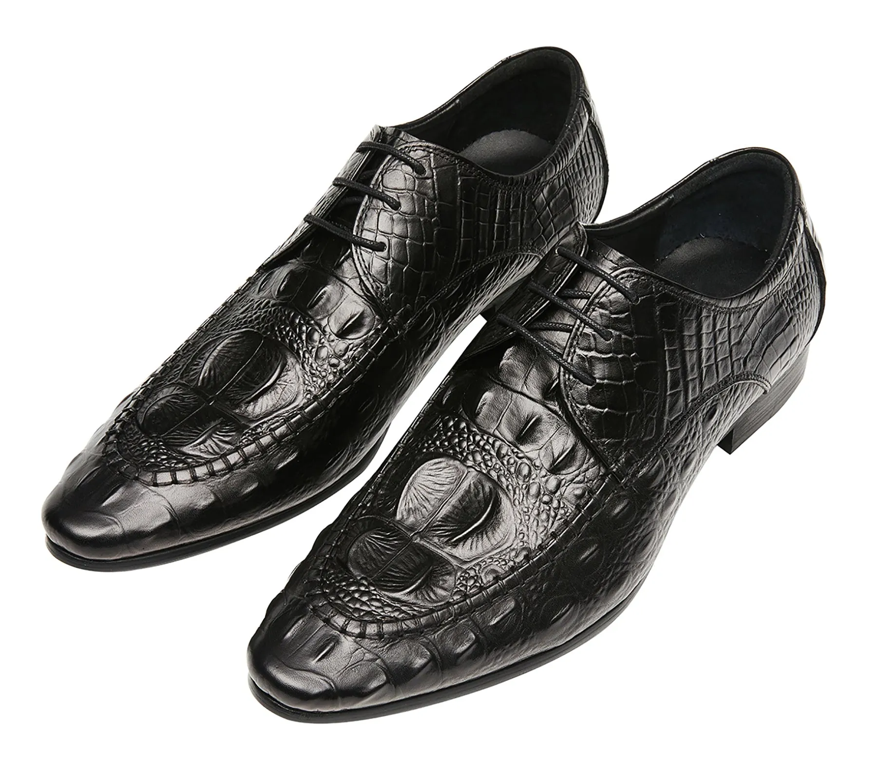 Men's Wing Tip Lace-up Leather Derby