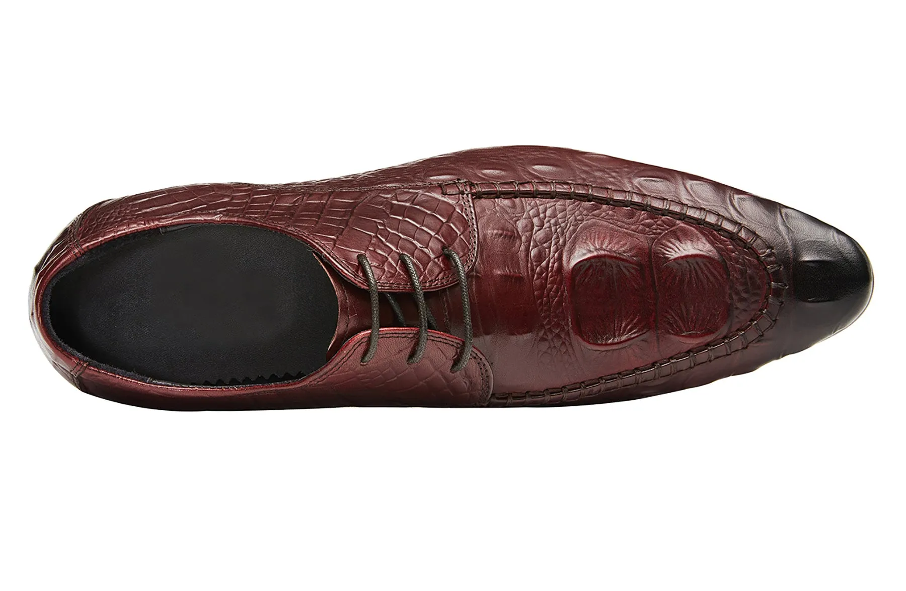 Men's Wing Tip Lace-up Leather Derby