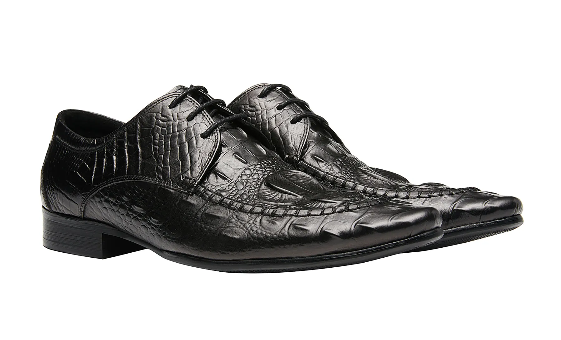 Men's Wing Tip Lace-up Leather Derby