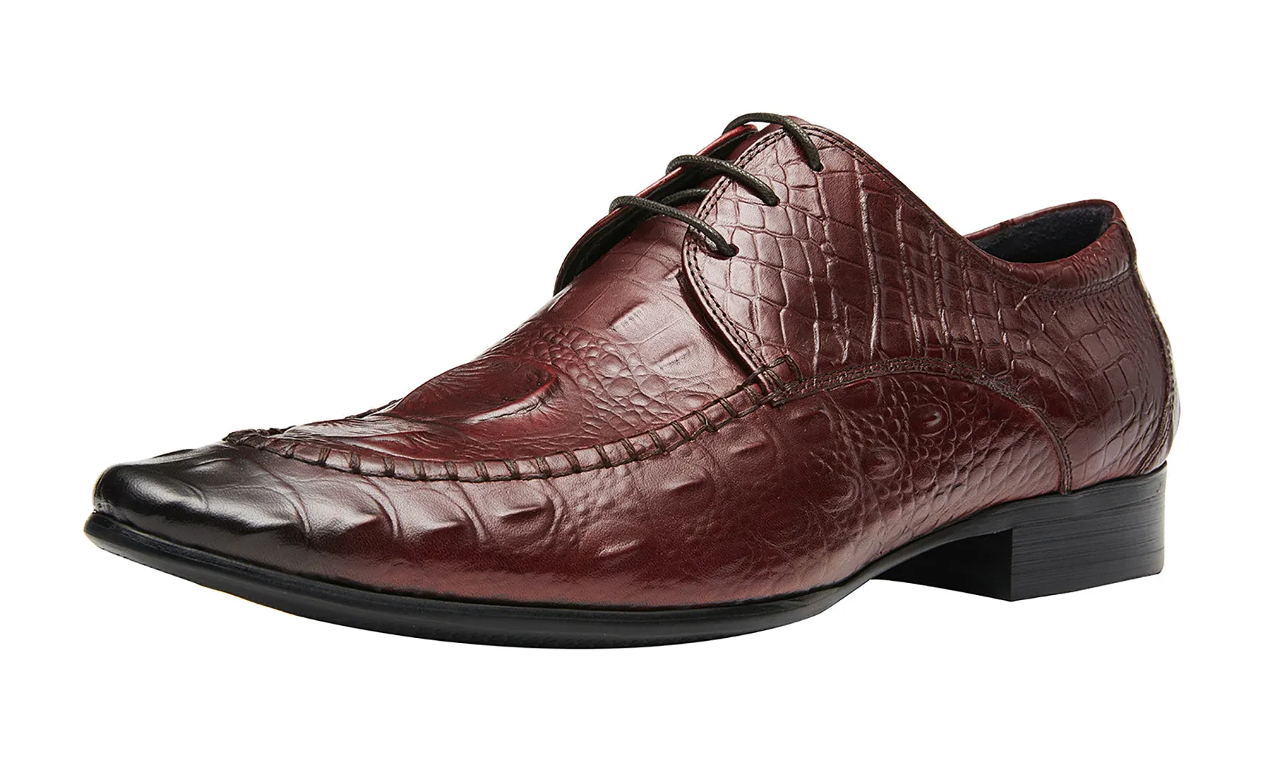 Men's Wing Tip Lace-up Leather Derby