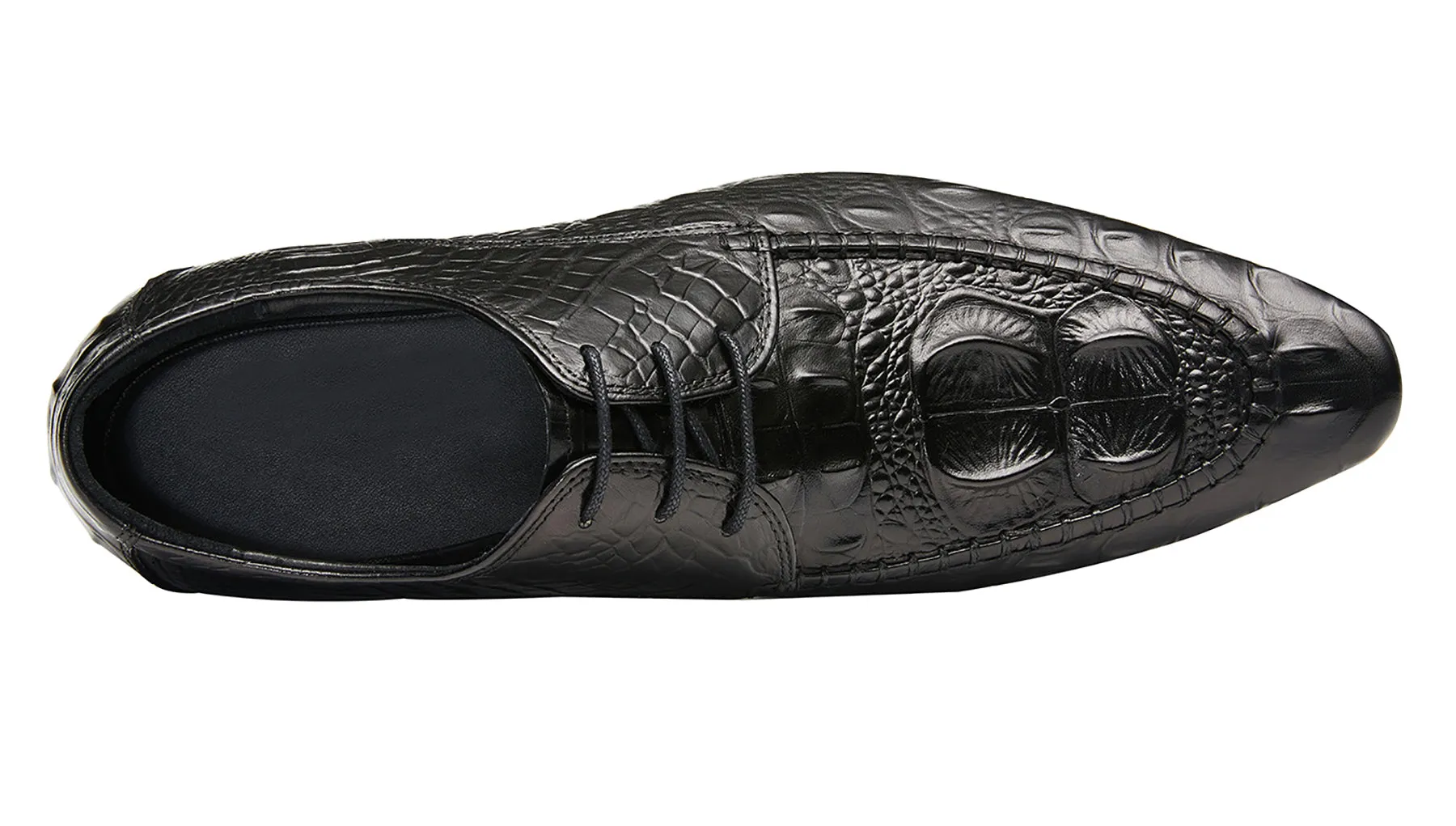 Men's Wing Tip Lace-up Leather Derby