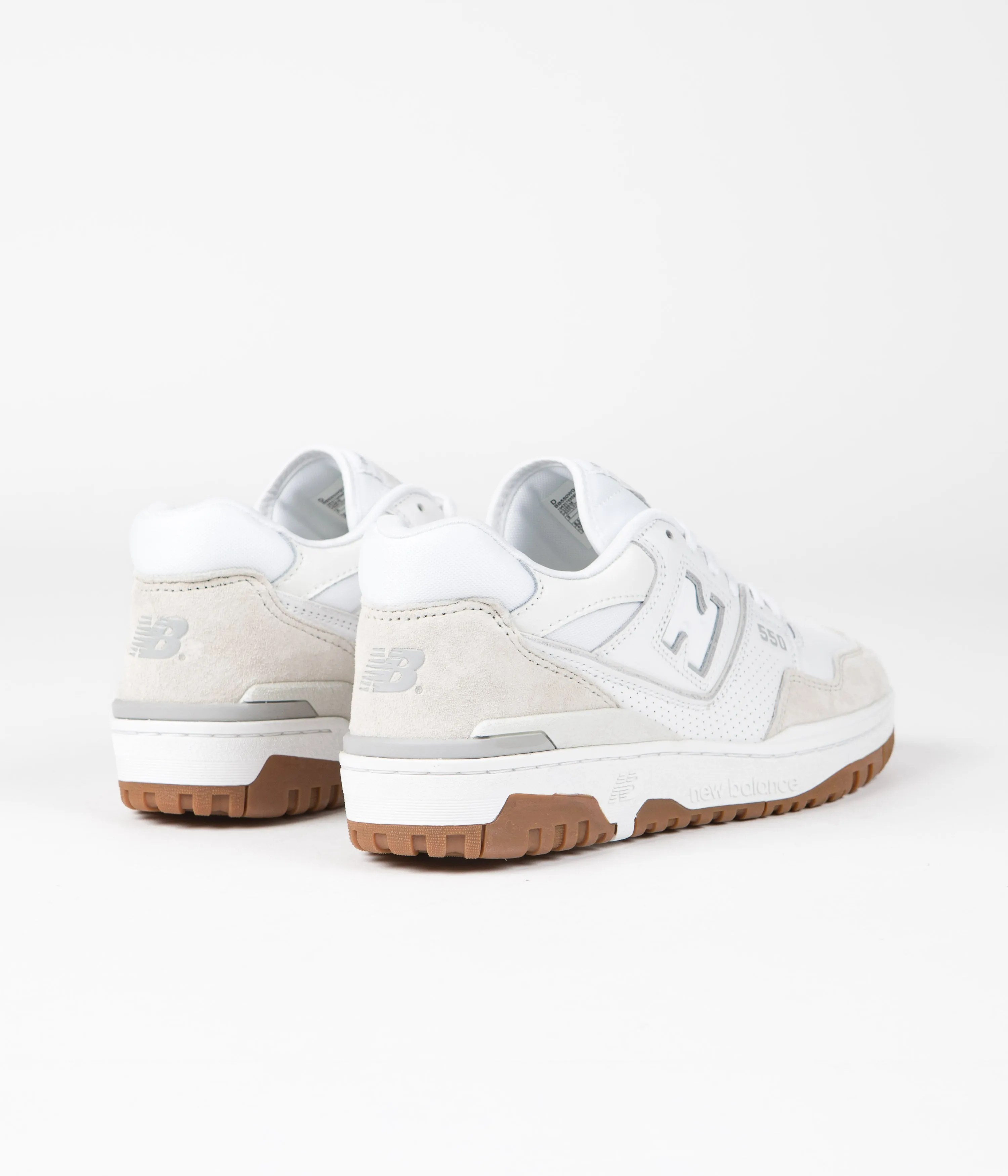 New Balance 550 Shoes - White / Gum