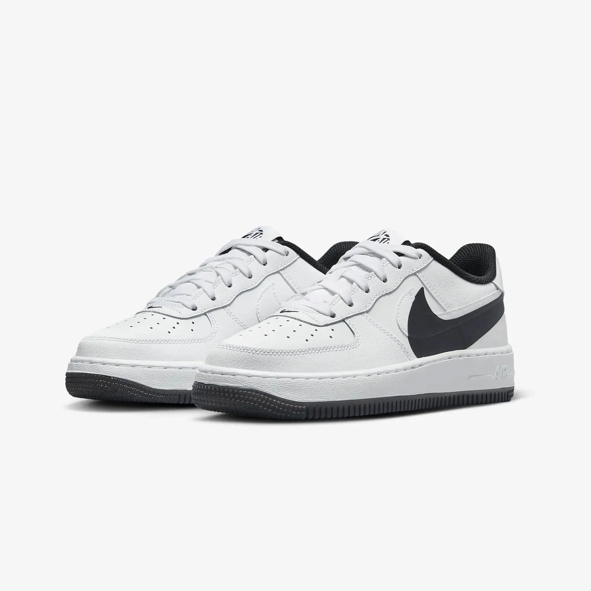 Nike | AIR FORCE 1 'LV8 4 (GS) { WHITE/WHITE-BLACK