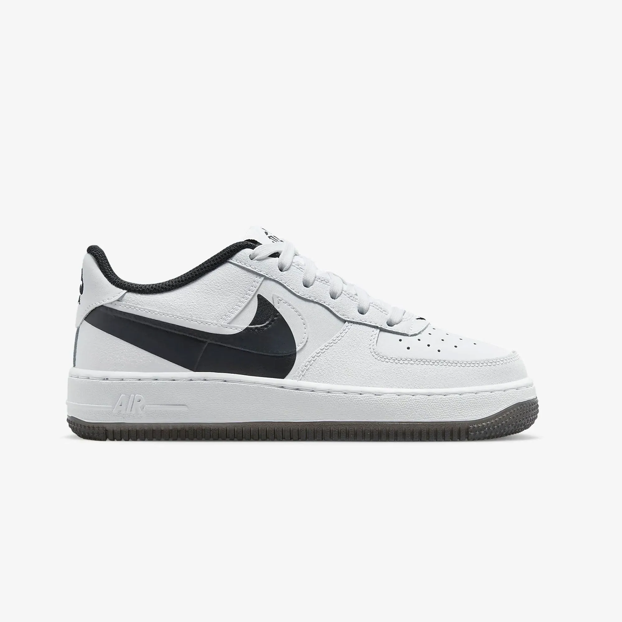 Nike | AIR FORCE 1 'LV8 4 (GS) { WHITE/WHITE-BLACK