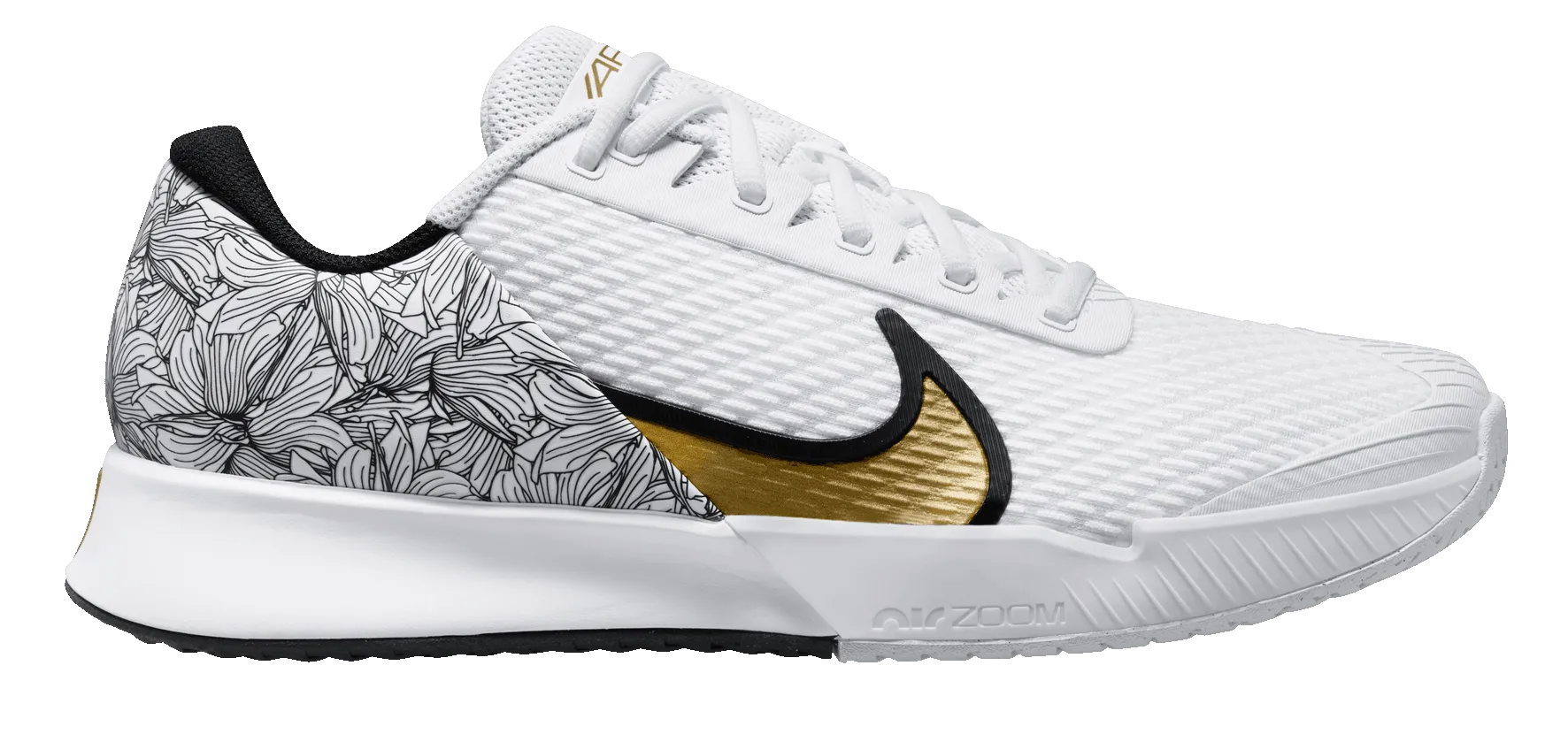 Nike Air Zoom Vapor Pro 2 HC Premium White-Gold Tennis Shoes
