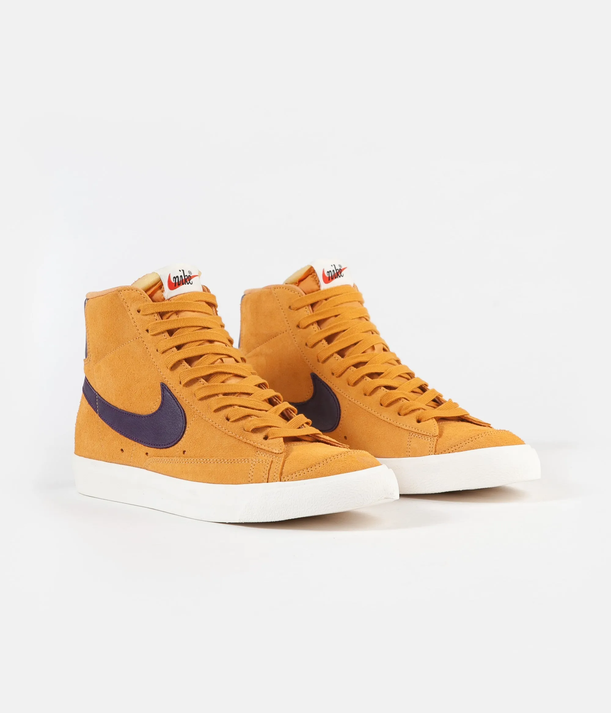 Nike Blazer '77 Shoes - Amber Rise / Grand Purple - Sail