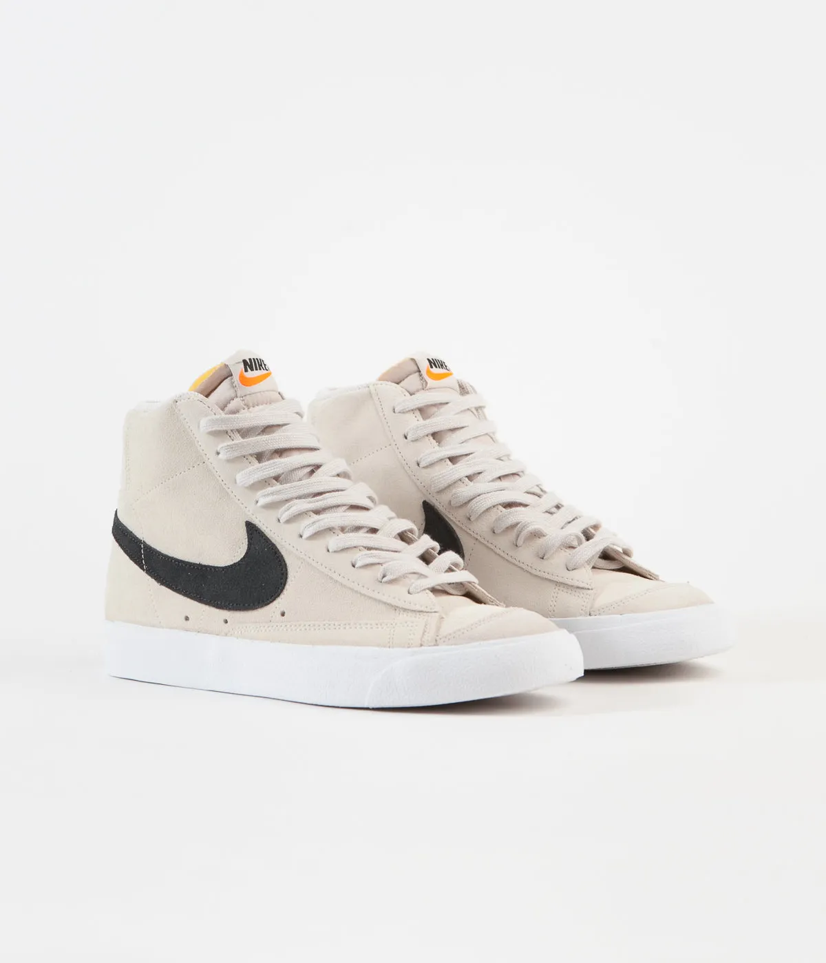 Nike Blazer Mid '77 Suede Shoes - Light Orewood Brown / Black - White
