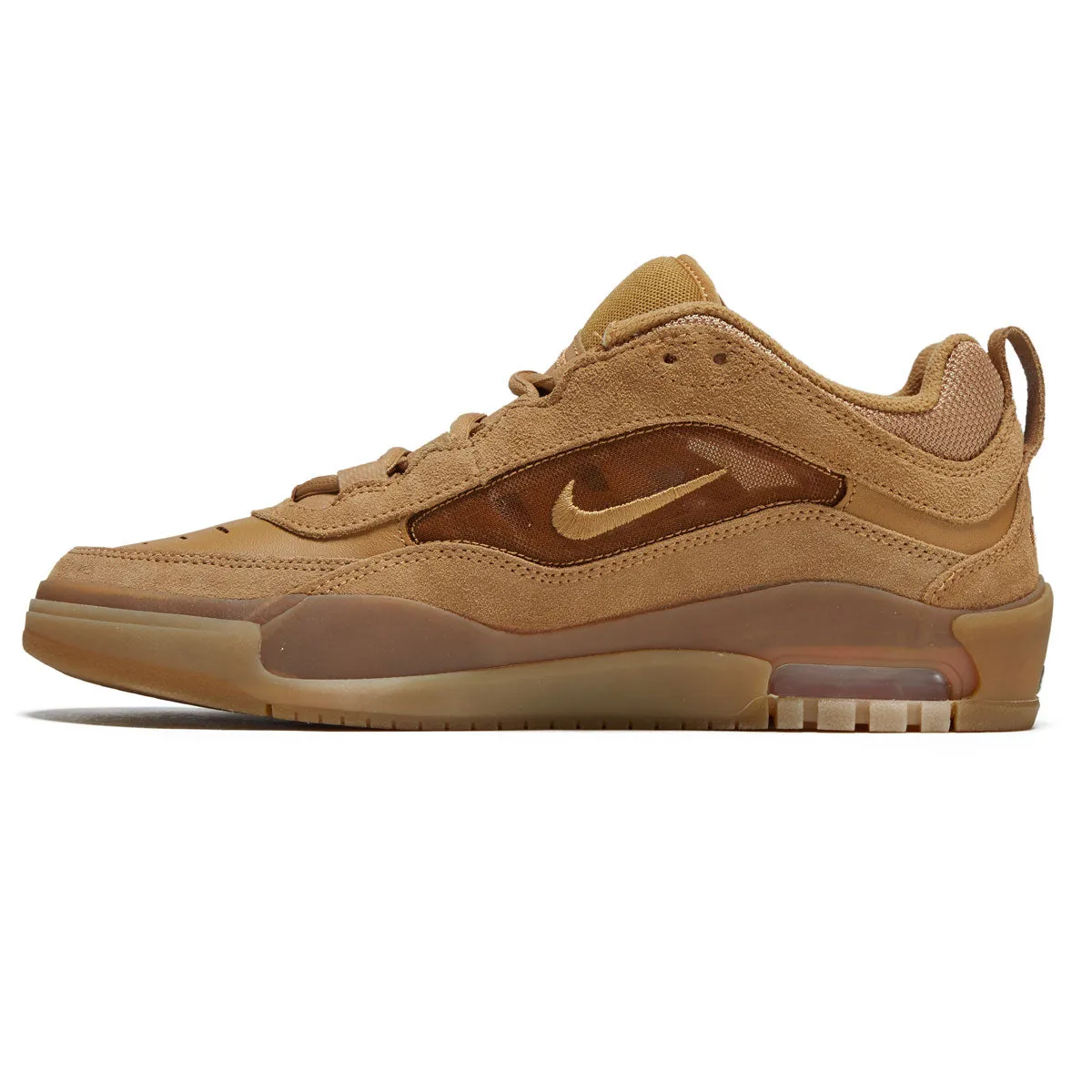 Nike SB Air Max Ishod Shoes - Flax/Wheat/Flax/Safety Orange