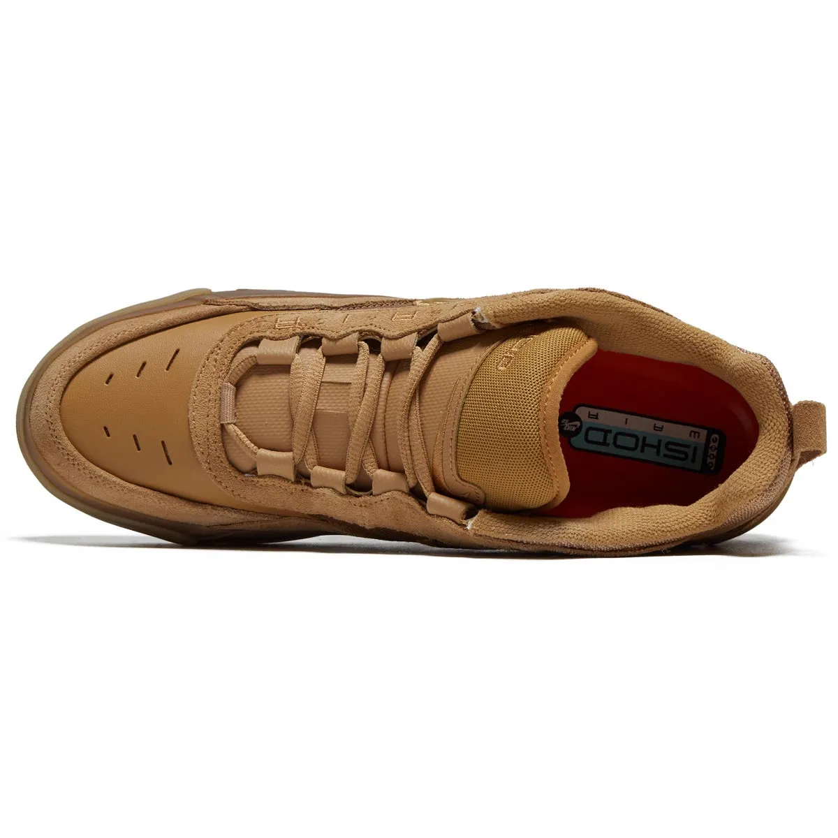 Nike SB Air Max Ishod Shoes - Flax/Wheat/Flax/Safety Orange