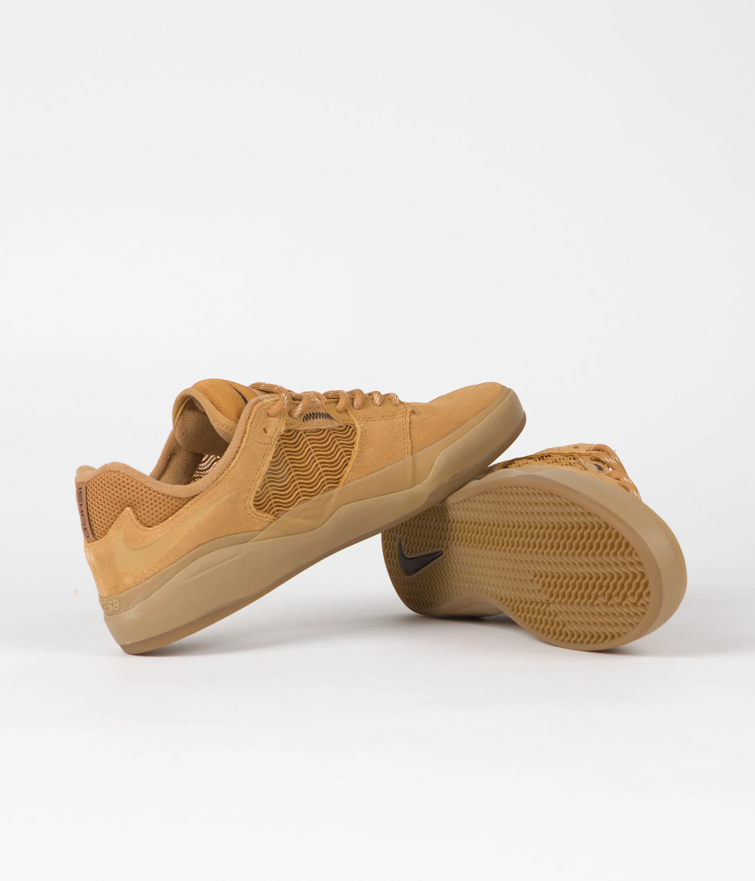 Nike SB Ishod Shoes - Flax / Wheat - Flax - Gum Light Brown