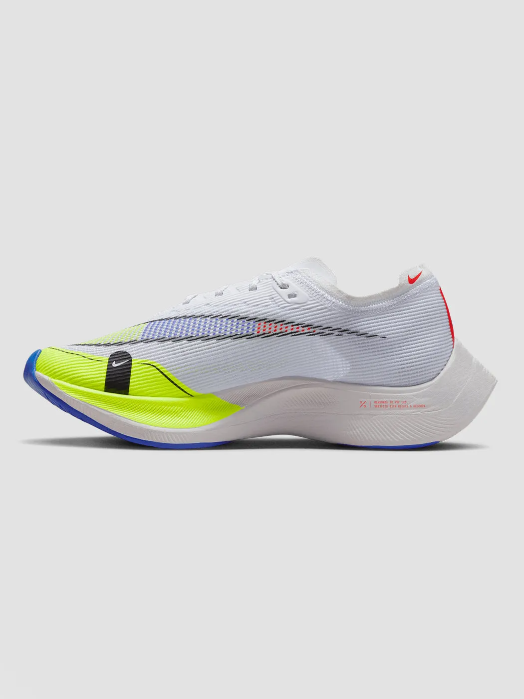 Nike ZoomX Vaporfly Next% 2 - White/Black-Volt-Racer Blue