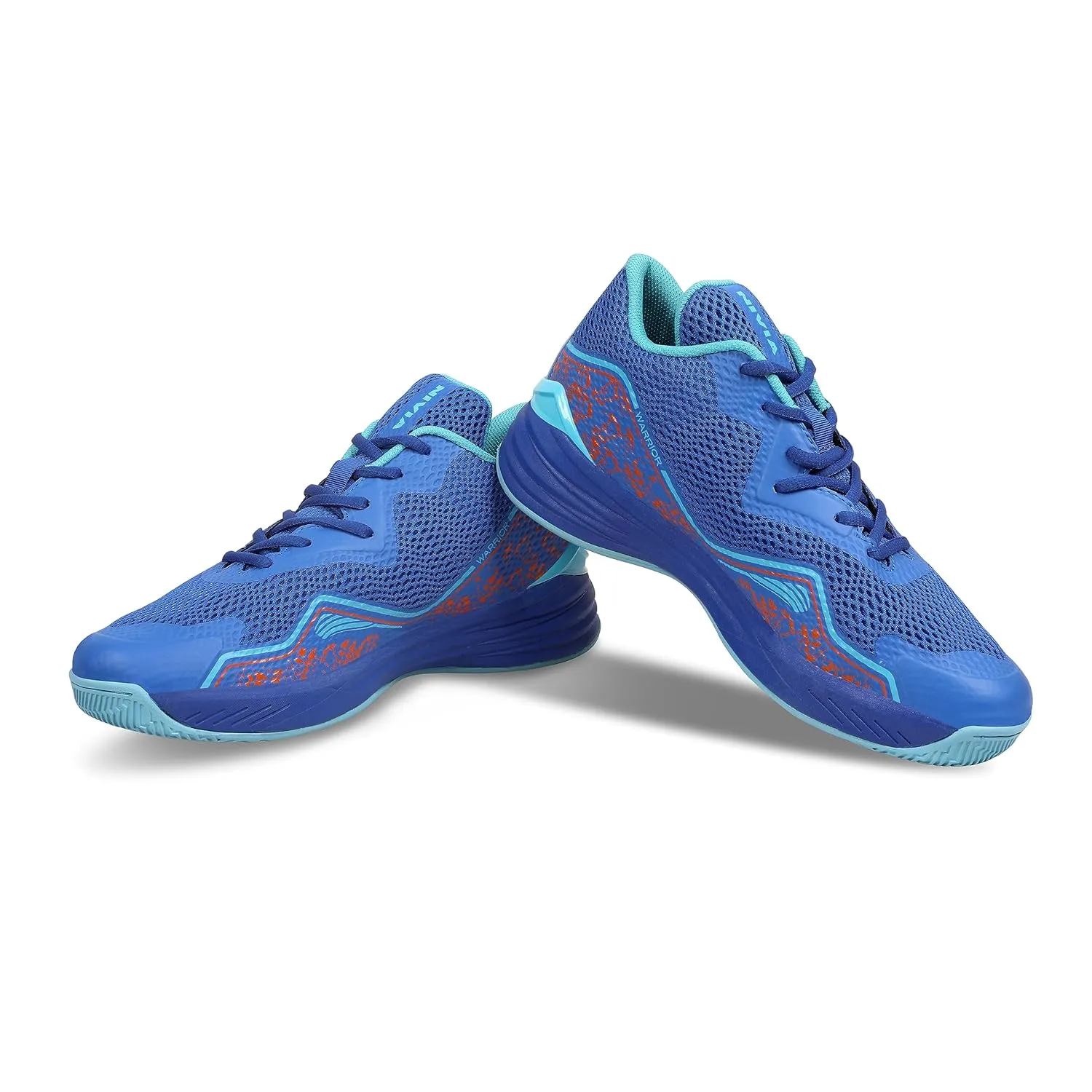 Nivia Warrior 2.0 Basketball Shoes with Soft Cushion EVA Inner Insole (Blue)