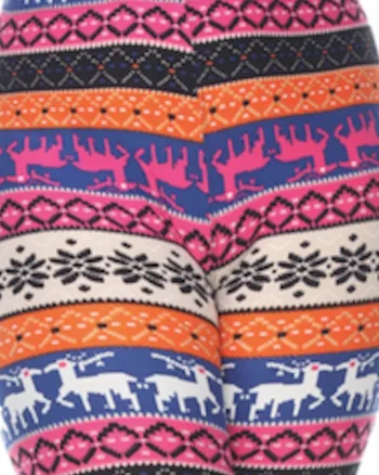 Pack of 3 Printed Leggings | PACK 177 - Black