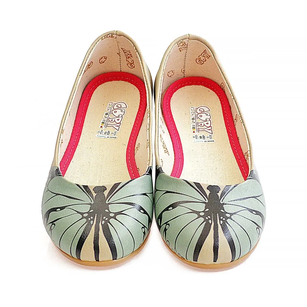 Pale Butterfly Ballerinas Shoes 2002